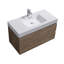 Ensemble de meuble-lavabo mural simple 40 "Parsonage