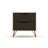 Rockefeller 20" Mid-Century Modern 2-Drawer Nightstand in Gray-1020609010