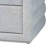 Baxton Studio Cadmus Modern Light Grey Channel-Tufted Fabric 4-Drawer Dresser