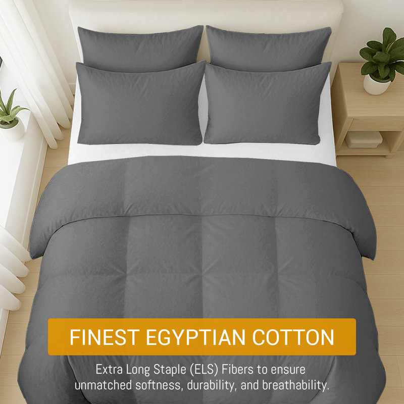 Cotton Solid Colour Duvet Cover Set with Pillow Shams Included, King Duvet Cover + 2 Shams