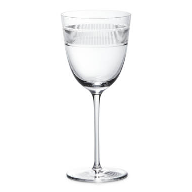 Fantasy Set of 2 Lead Free Crystal White Wine Glasses 26 oz.