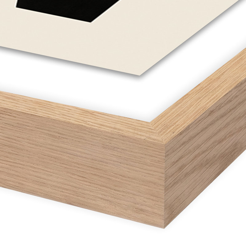 Touch Print by Alyson Khan, White Oak Framed, 32" H x 20.5" W