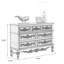 Armoire d'appoint en noyer massif