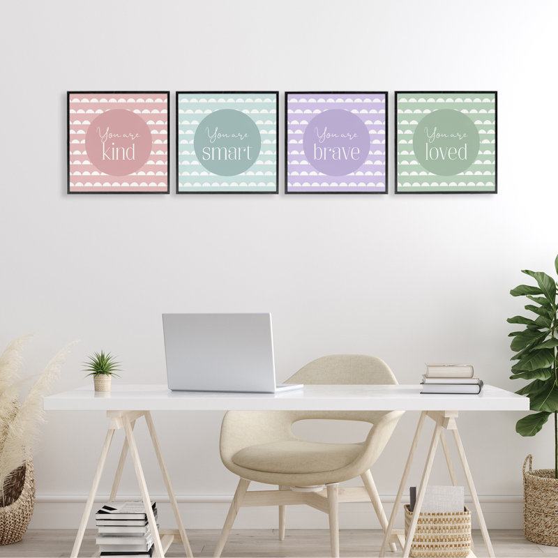 Personal Affirmations, Giclée encadrée noir minuit, H 12 po x l 12 po