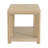Ashal Solid Wood End Table with Storage