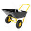 Brouette à deux roues, chariot de jardin, roues pneumatiques de 10 pouces-123115699