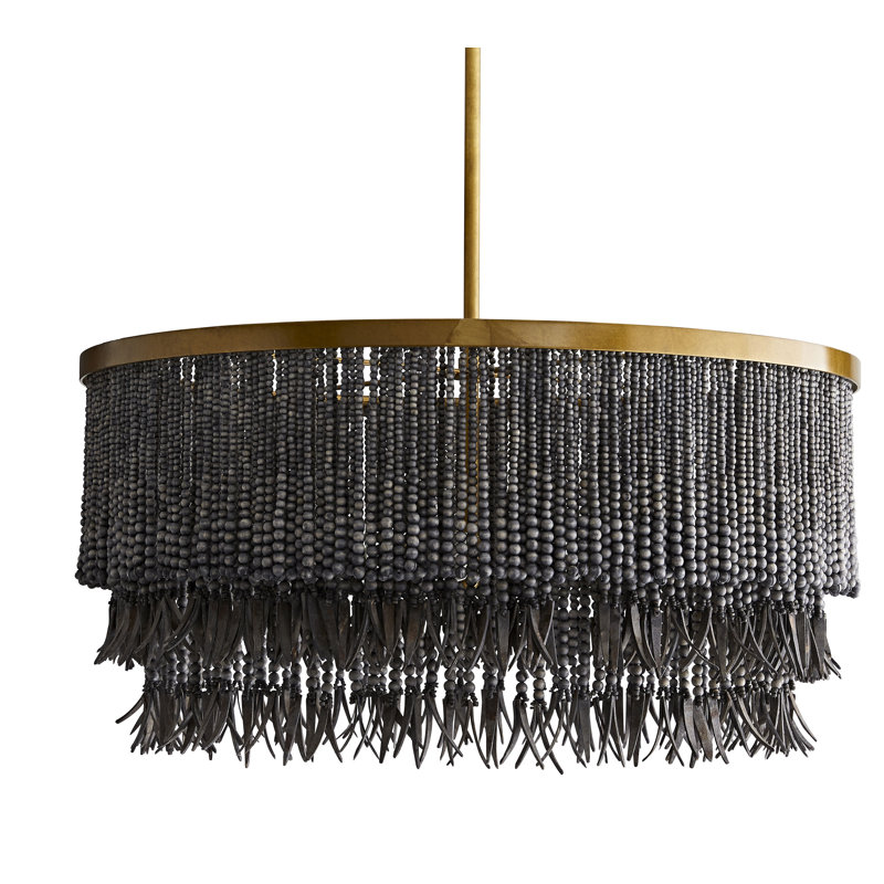 Baja 3 - Light Chandelier, Dark Gray Wash