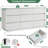 9-Drawer Farmhouse Dresser, Rustic Wood Chest of Drawers with Natural Texture-1989545427