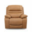 Fauteuil inclinable électrique moderne en cuir fleur avec chargement USB et porte-gobelets cachés-1815392922