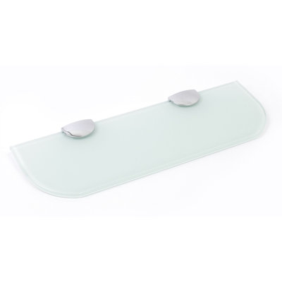 Fanni Glass Floating Shelf with Adjustable Shelves
