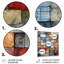 «Colorful Earth Colors Tiles II», art mural en métal abstrait-274508363