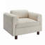 Fauteuil surdimensionné pour salon, bureau, tissu de velours tissé-2064631050