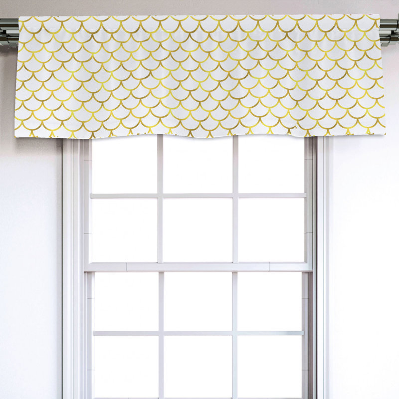 Sateen Ruffled Window Valance