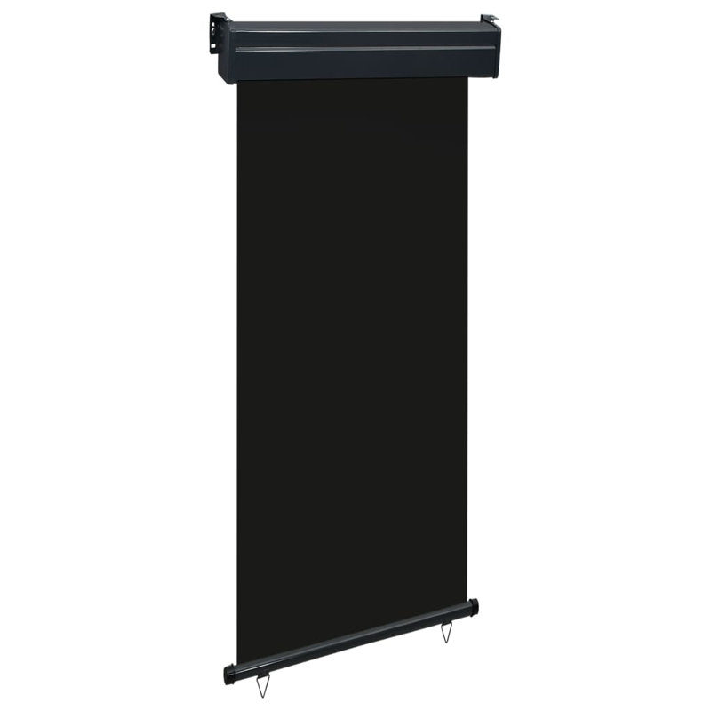Balcony Side Awning 105x250 cm, Black