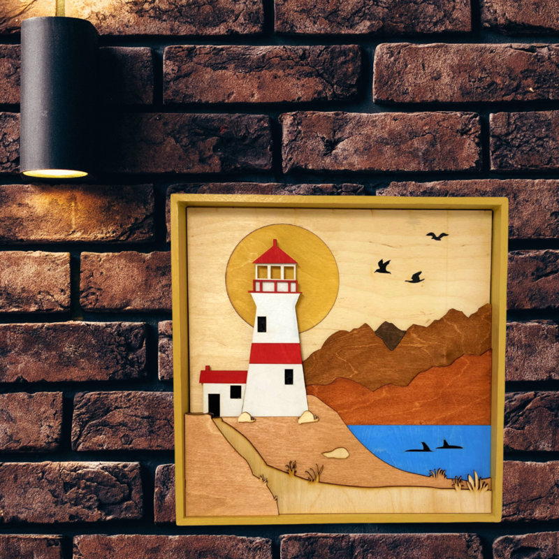 Shadow Box Print on Wood