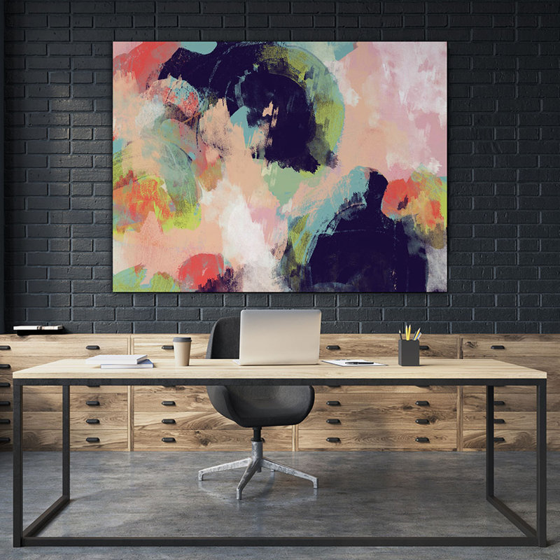 Reproduction d’art sur toile tendue « vibrant spring i » par studio w