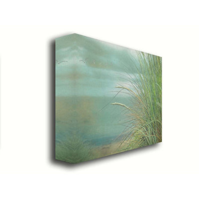 Look to the Sea by Hal Halli. Giclee Gallery Wrapped Canvas with Float Frame