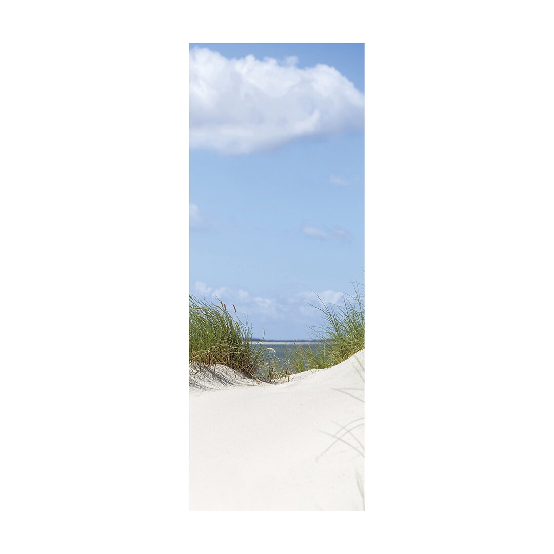 Glasbild Landschaft Nordsee - Strand