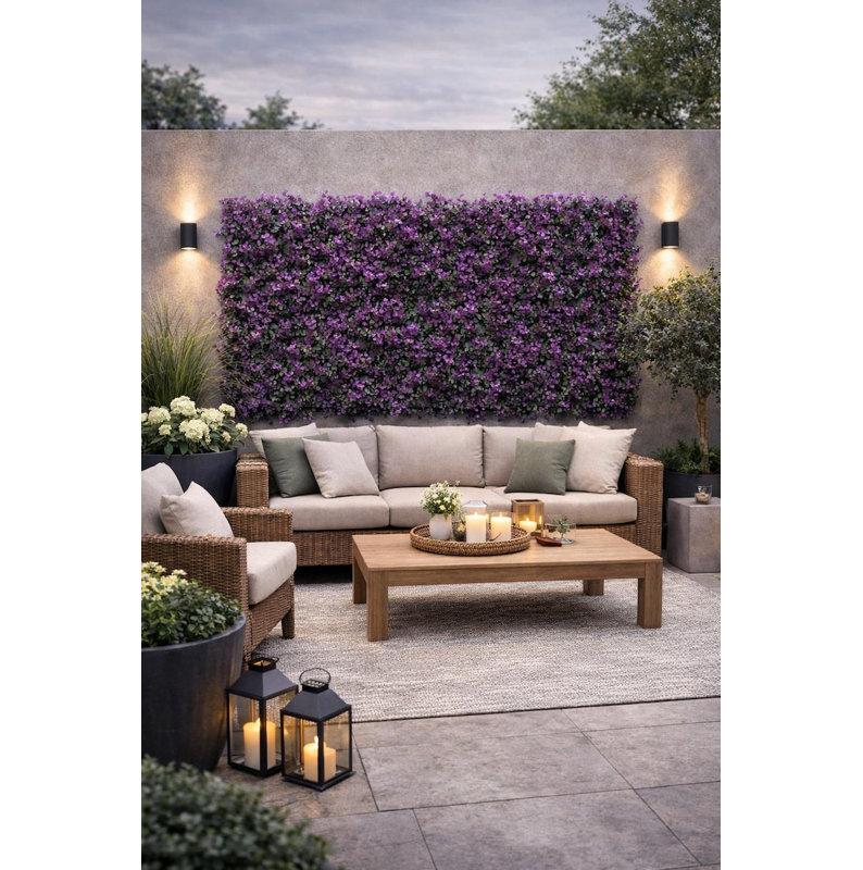 Panneau de plantes lilas (paquet de 2), 2 Piece Set