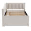 Lit de jour rembourré avec couchette et garniture cloutée-785023582-785023573