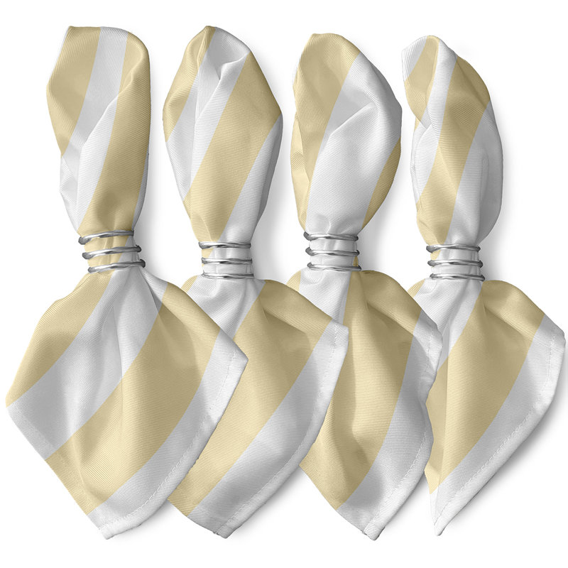 Ensemble de serviettes 4 pièces Aksel, Jaune