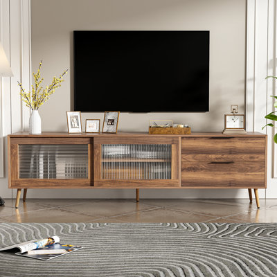 Meuble télé moderne pour téléviseur 75 po et plus