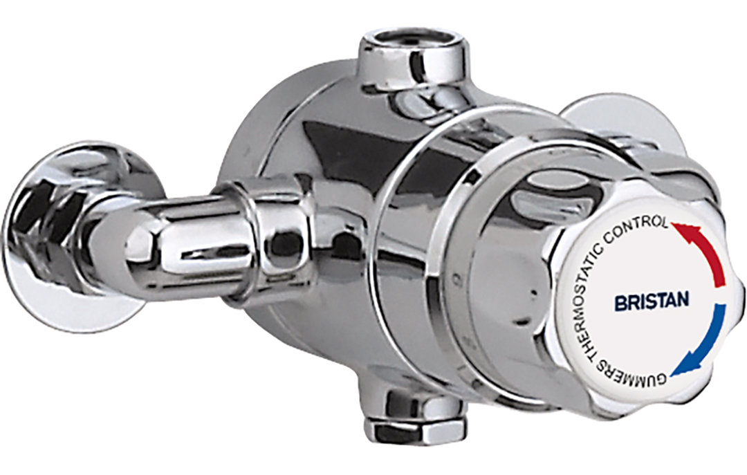 Single Exposed Thermostatic Shower Valve