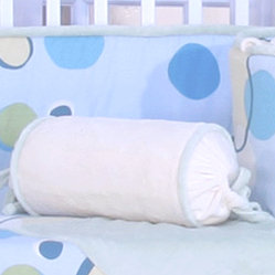 Minky Bubbles Bolster Pillow Cover & Insert