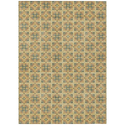 Machine Washable Indoor/Outdoor Chantille ACN2552 Geometric Rug