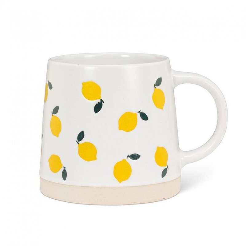 Wide Base With Lemons Mug