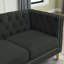 Canapé d'angle en velours de 82,2 pouces, canapé modulaire en forme de L, canapés d'angle 5 places avec 3 coussins