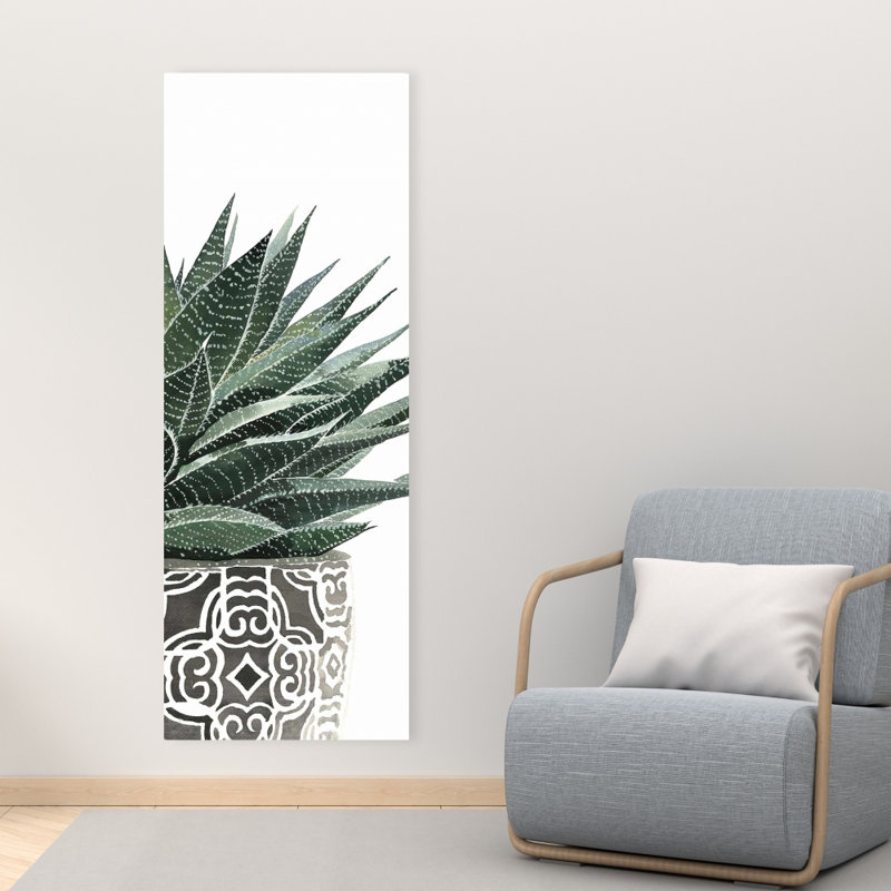 Zèbre plante succulente, art mural chambre botanique