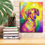 «Pop Art Dachshund» par Furbaby Affiliates, art mural sur toile-2071838435