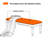 White Modern Upholstered Wood Style Bedroom and Entryway Leather Long Bench-111791198-111791201