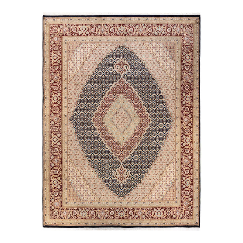 Classic One-of-a-Kind 9' 2" X 12' 5" Hand Knotted Area Rug