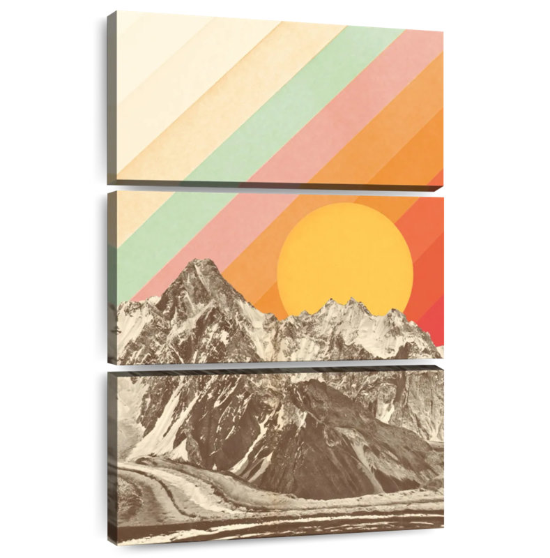 Paysage de montagne d'Alvord I, H 38 po x l 24 po