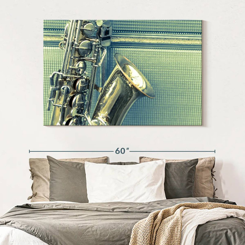 Abarca Old Style Saxophone, 34" H x 51" W