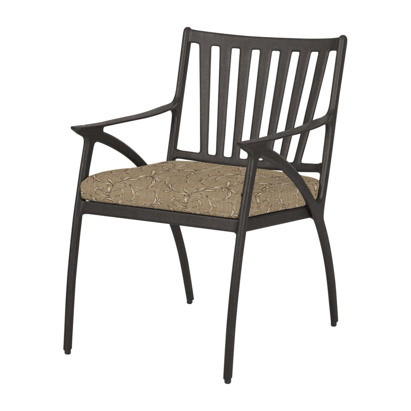 Amari Dining Chair Frame with Cushion, Bessemer, Carbon