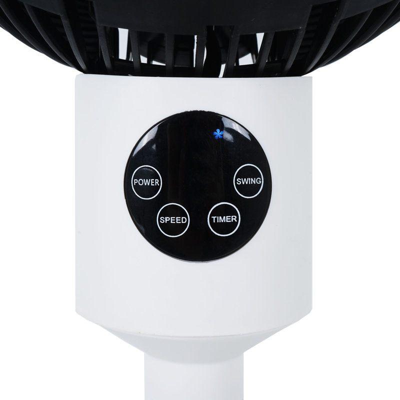 Stand Air Circulator Fan, Black/White