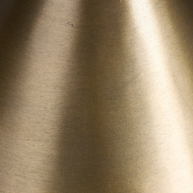 Marble LED Standard Lamp, Aged Antique Brass Iron