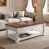 Espresso antique, blanc antique