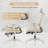 Makenzie Ergonomic Office chair with Adjustable Armrest and Foldable Backrest,minimal assembly-814677881