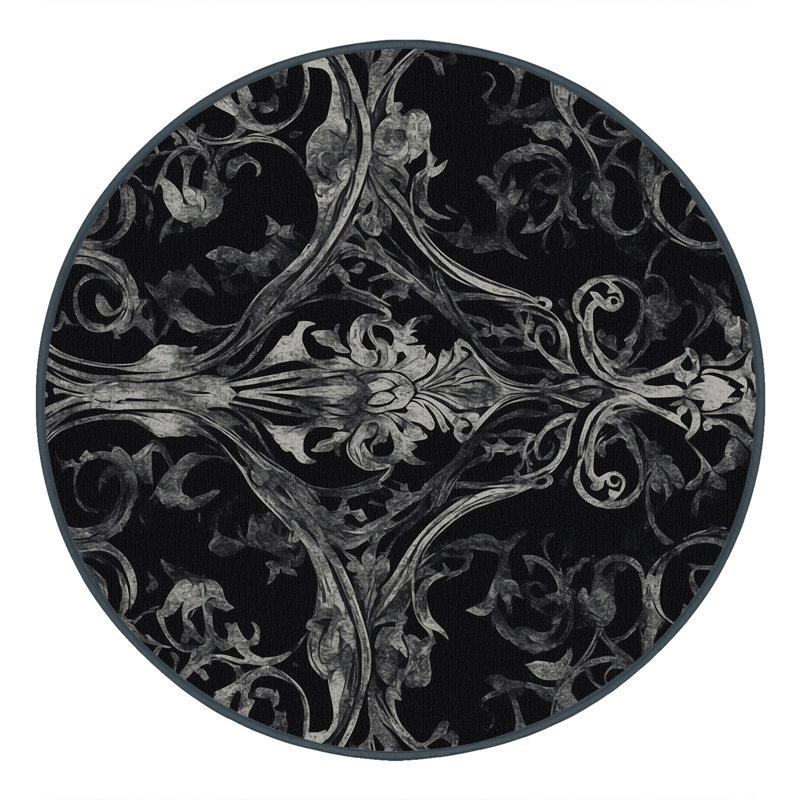 Tapis fumé Smoky, Rond 7 pi