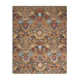 Tansy Handmade Wool Green / Multi Rug