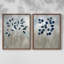 Indigo Foliage I-Premium, reproduction encadrée - prête à être accrochée - aucun clou requis - aucun clou requis-108037334-108037340