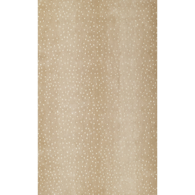 Tapis décoratif, Rectangle de 5 pi x 8 pi, Beige / Blanc