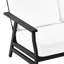 Causeuse d'extérieur en teck massif avec coussin et accoudoirs-605673264-605673263