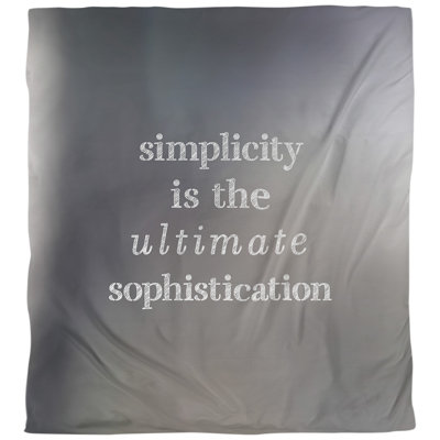 Housse de couette simple et sophistiquée quote
