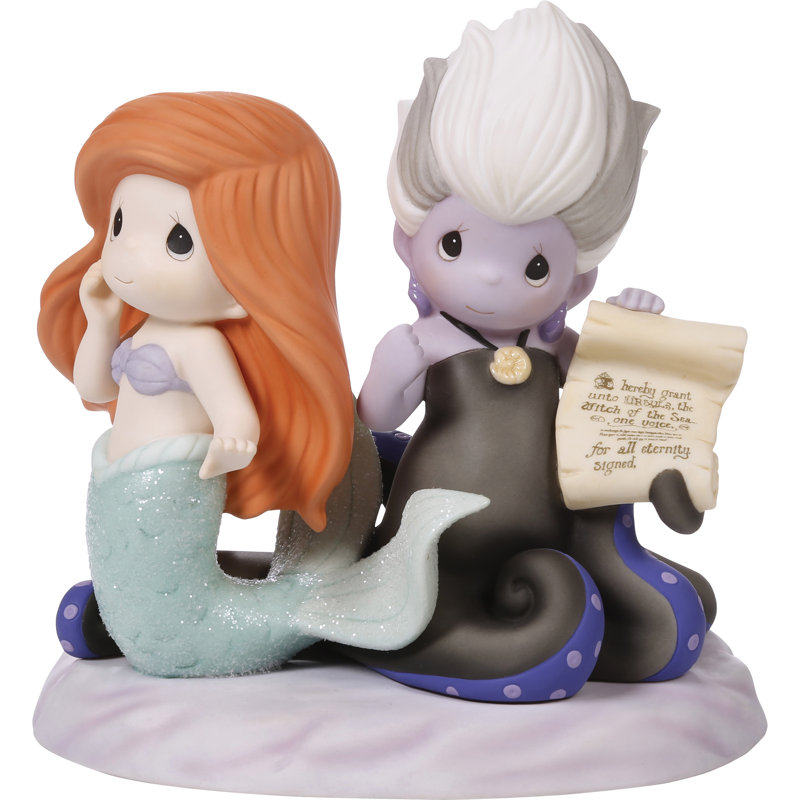 Figurine Precious Moments Disney La Petite Sirène Ariel et Ursula 5,98 pouces