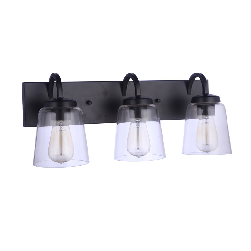 Elsa 3 - Light Vanity Light, Matte Black